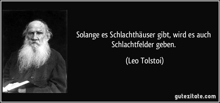 „Solange es Schlachthäuser gibt, wird es auch Schlachtfelder geben.“