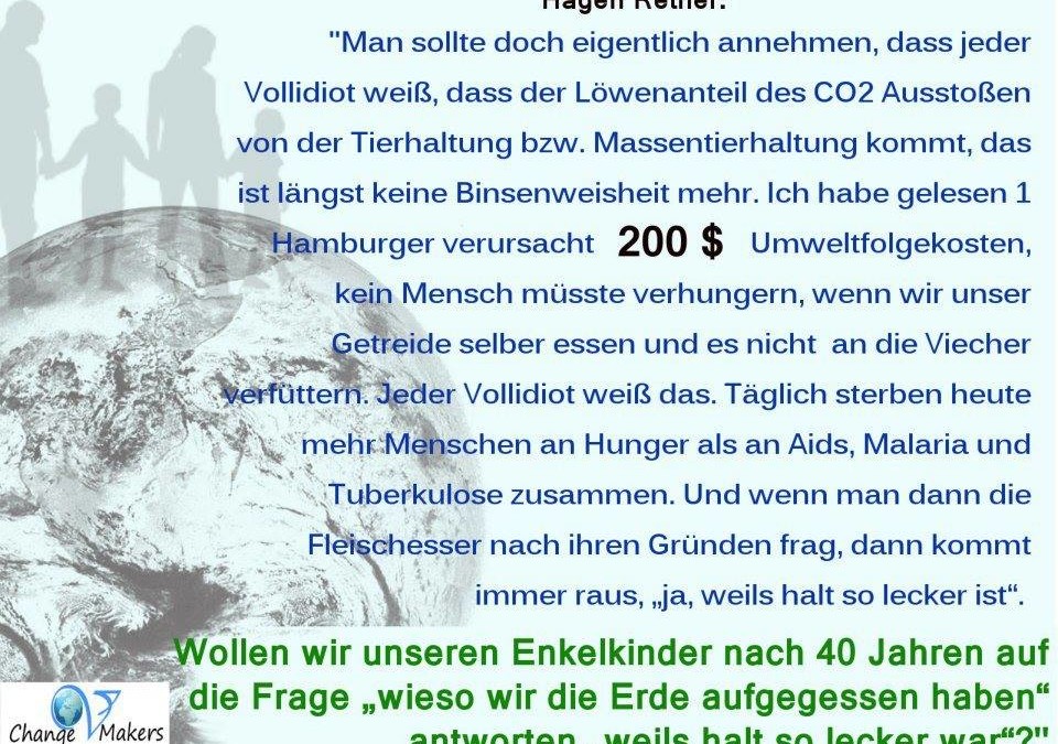 Natürlich weiss das jeder „Vollidiot“. Da hat Hagen Rether recht. Das Problem ist aber, dass die „Vollidioten“ es trotzdem tun…….