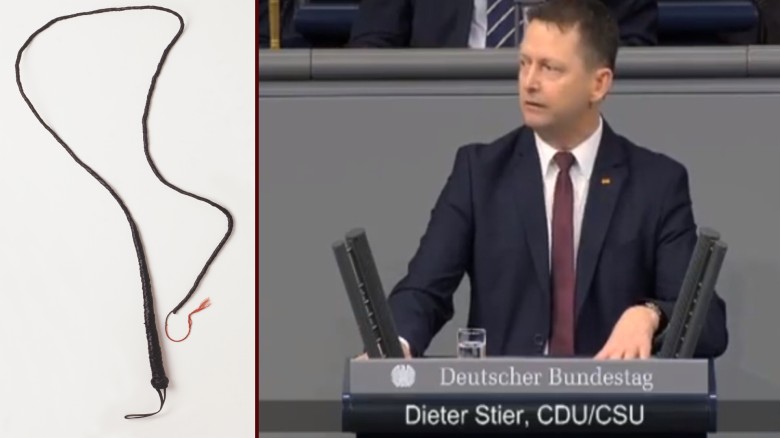 Ein CDU-Politiker spricht im Bundestag über vegane Sex-Peitsche