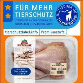 Neues „Qualitätssiegel“ für Fleisch vom Deutschen „Tierschutz“bund