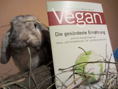 Vegan-Broschüre auch bei Tieren immer beliebter :-)