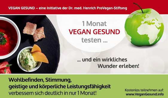 Initiative VEGAN GESUND – Erste Ergebnisse